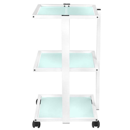 PACK ESSENZA Blanc Fauteuil + Lampe + Chariot Soin
