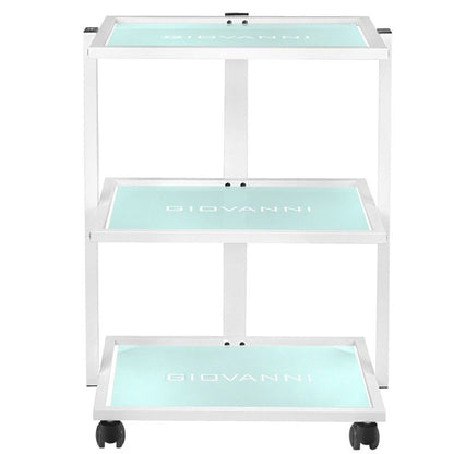 PACK ESSENZA Blanc Fauteuil + Lampe + Chariot Soin