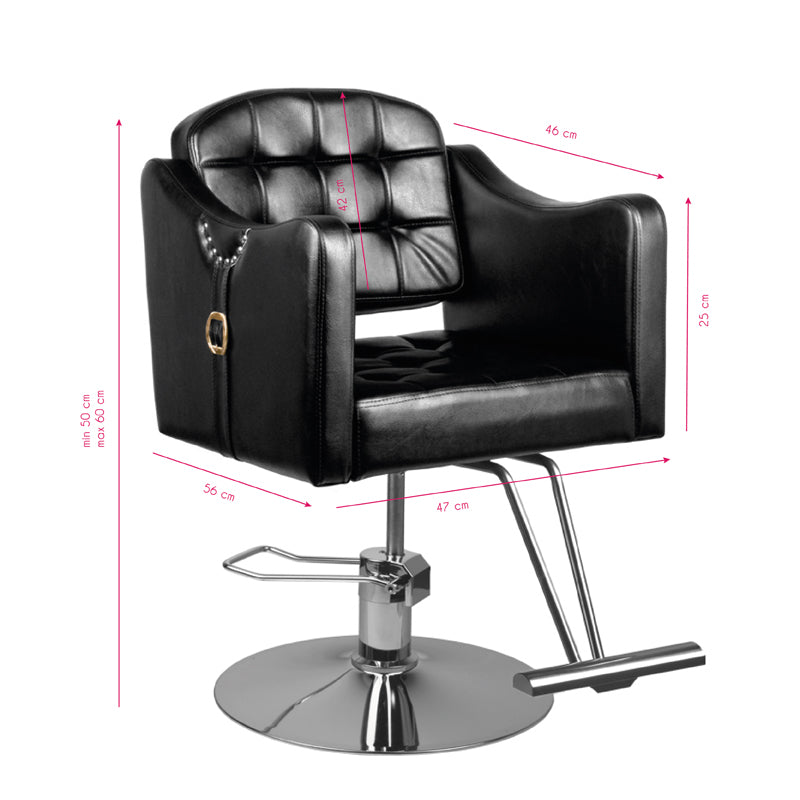 Siège coiffeur Pro Base Noir