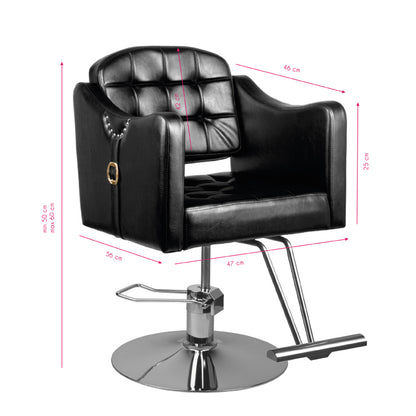 Siège coiffeur Pro Base Noir