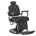 Fauteuil barbier Victor Chrome Noir