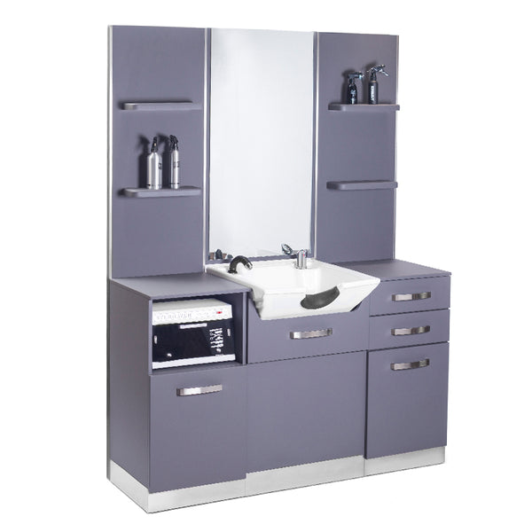 Poste de coiffage Studio Wash Gris