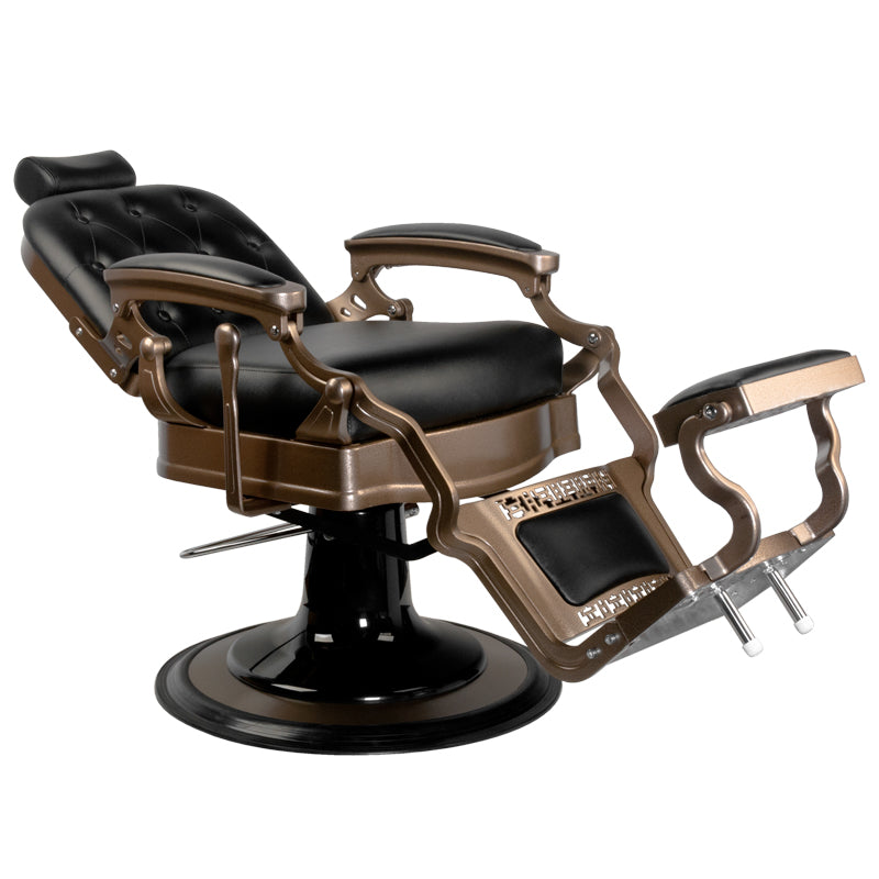 Fauteuil barbier Victor Vintage Noir