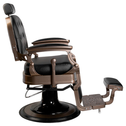 Fauteuil barbier Victor Vintage Noir