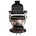 Fauteuil barbier Victor Vintage Noir