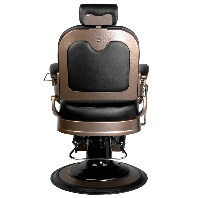 Fauteuil barbier Victor Vintage Noir
