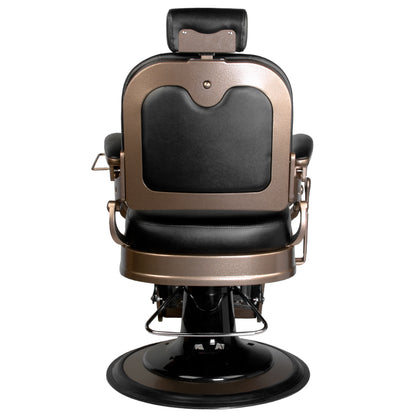 Fauteuil barbier Victor Vintage Noir