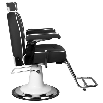 Fauteuil barbier Milano Noir