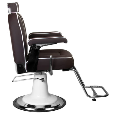 Fauteuil barbier Milano Brun