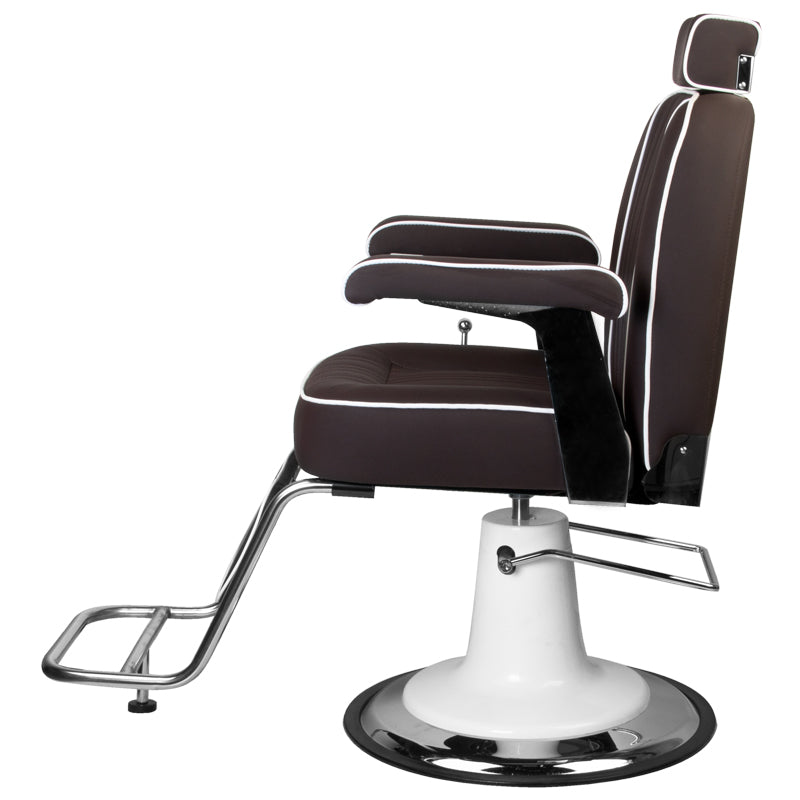 Fauteuil barbier Milano Brun