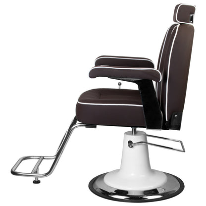 Fauteuil barbier Milano Brun