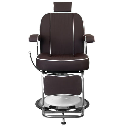 Fauteuil barbier Milano Brun