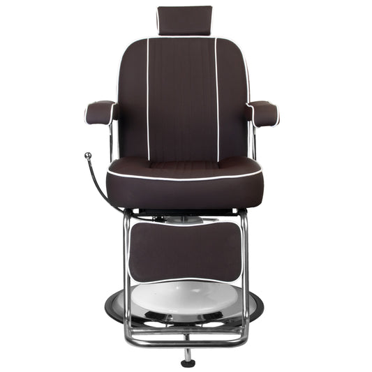 Fauteuil barbier Milano Brun