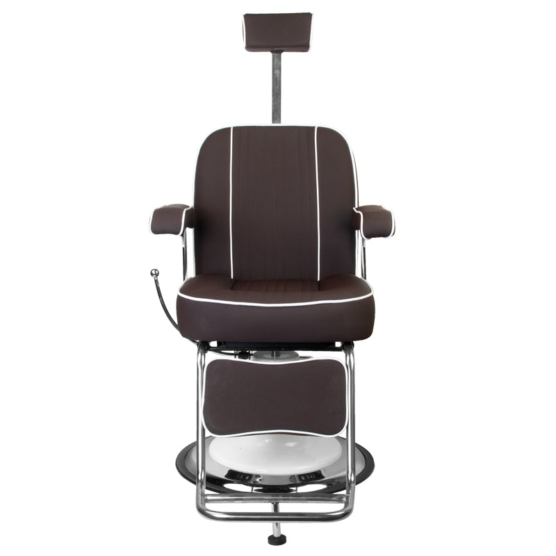 Fauteuil barbier Milano Brun