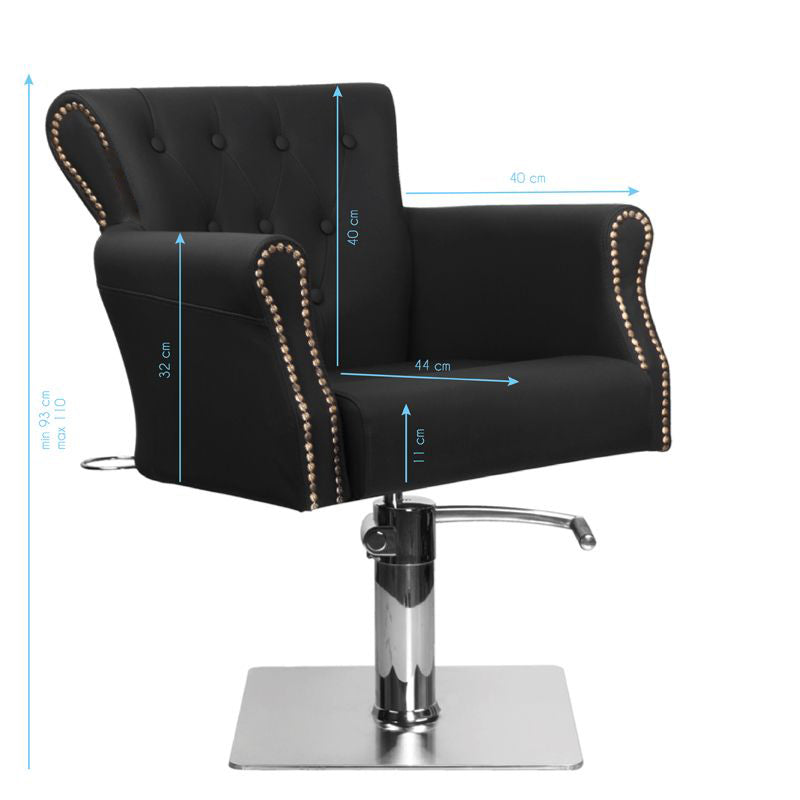 Siège coiffeur Studio Line Noir