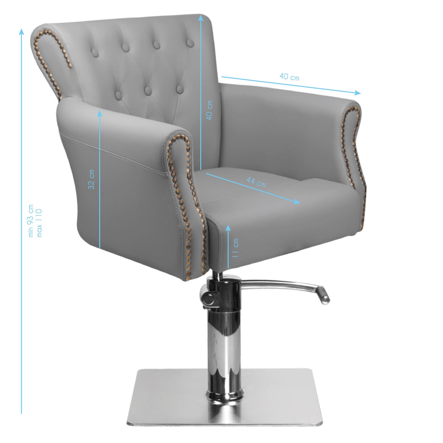 Siège coiffeur Studio Line Gris