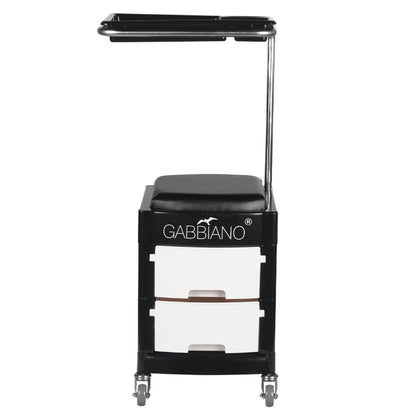 Tabouret assistant Pedi Assist Noir & Blanc