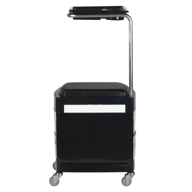Tabouret assistant Pedi Assist Noir & Blanc