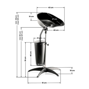 Bac à shampoing Nomade Réservoir Compact