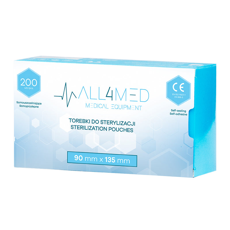 Sachets de stérilisation autoclave – 90 × 135 mm (200 pcs)