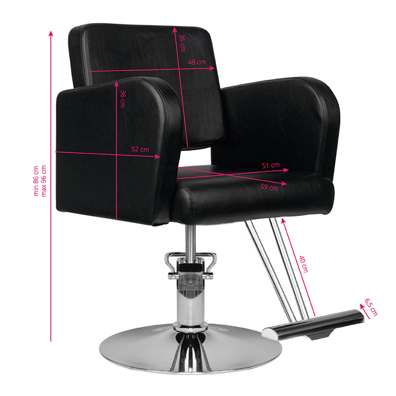 Siège coiffeur Pro Seat Advance Noir