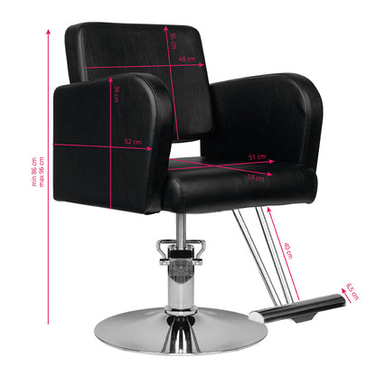 Siège coiffeur Pro Seat Advance Noir