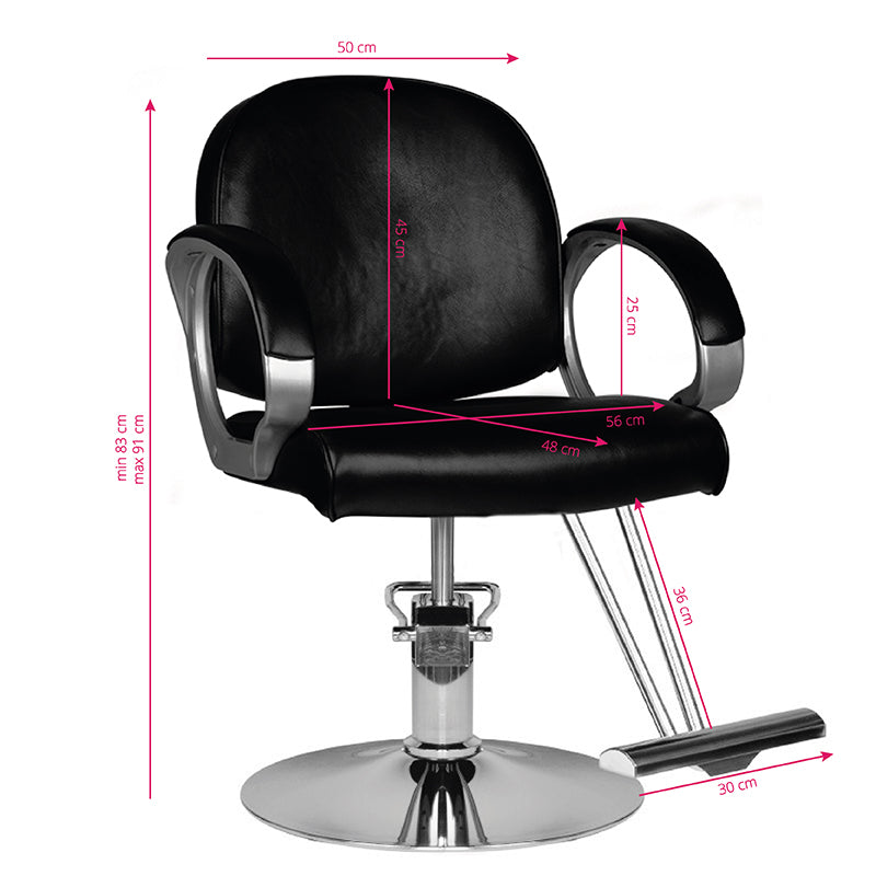 Siège coiffeur Pro Seat Essential Noir