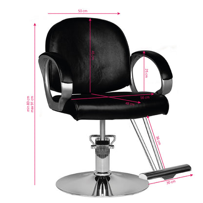 Siège coiffeur Pro Seat Essential Noir