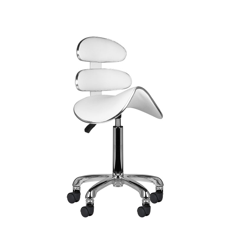 Tabouret cosmétique Speed Roll Blanc