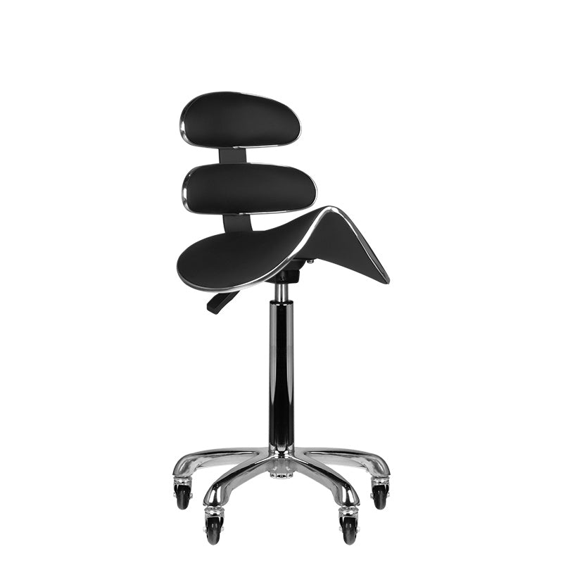 Tabouret cosmétique Speed Roll Haut Noir