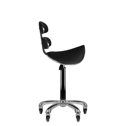 Tabouret cosmétique Speed Roll Haut Noir