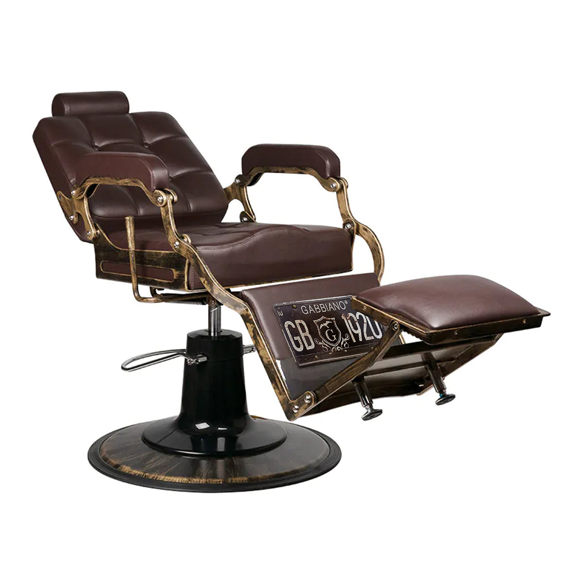 Fauteuil barbier Baron Brun