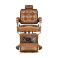 Fauteuil barbier Baron Vintage Brun Clair
