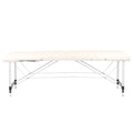 Table pliante Mobile Confort Alu 2P Crème