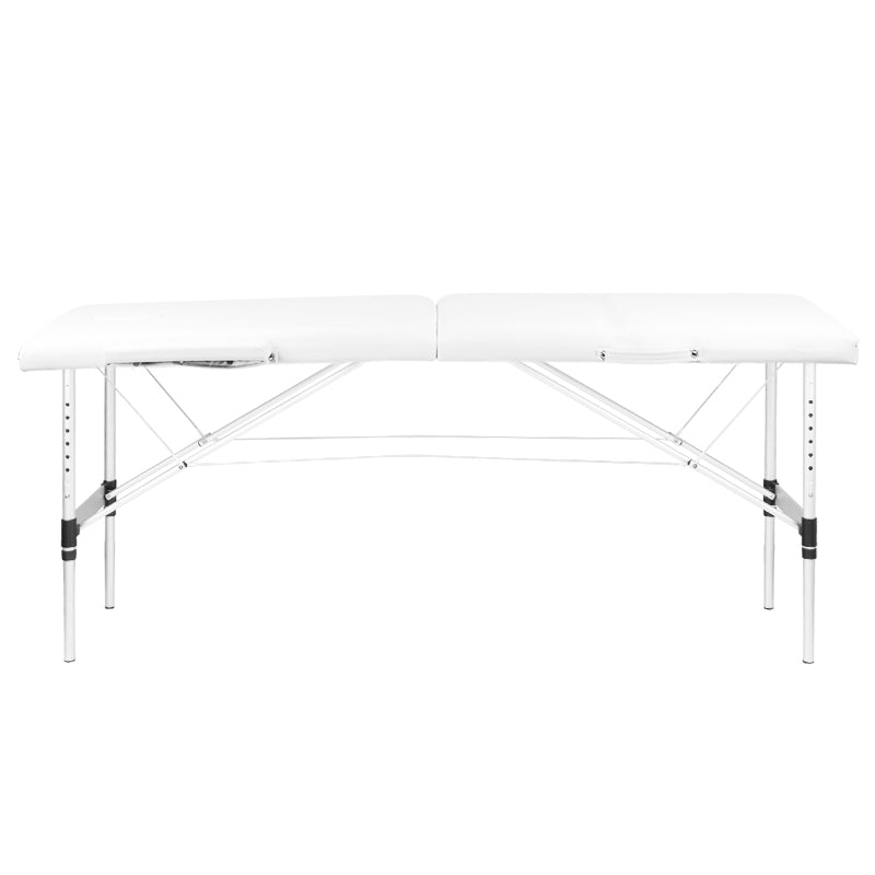 Table pliante Mobile Confort Alu 2P Blanc