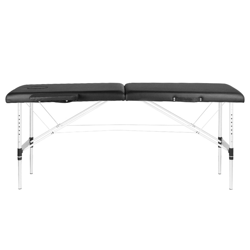 Table pliante Mobile Confort Alu 2P Noir