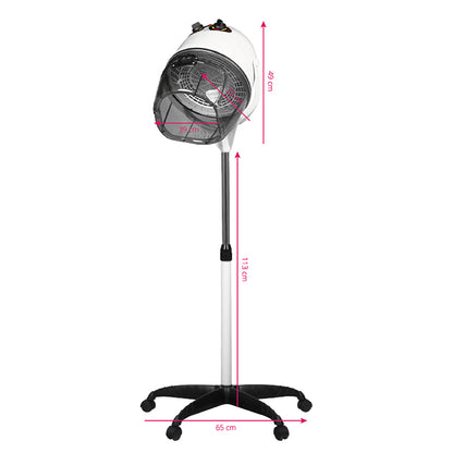 Gabbiano casque séchoir sur pied 1600 blanc