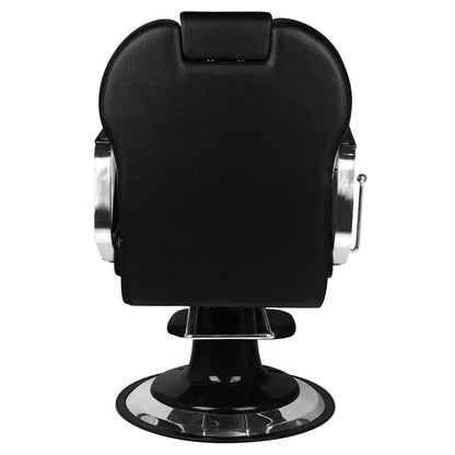 Fauteuil barbier Luca Noir