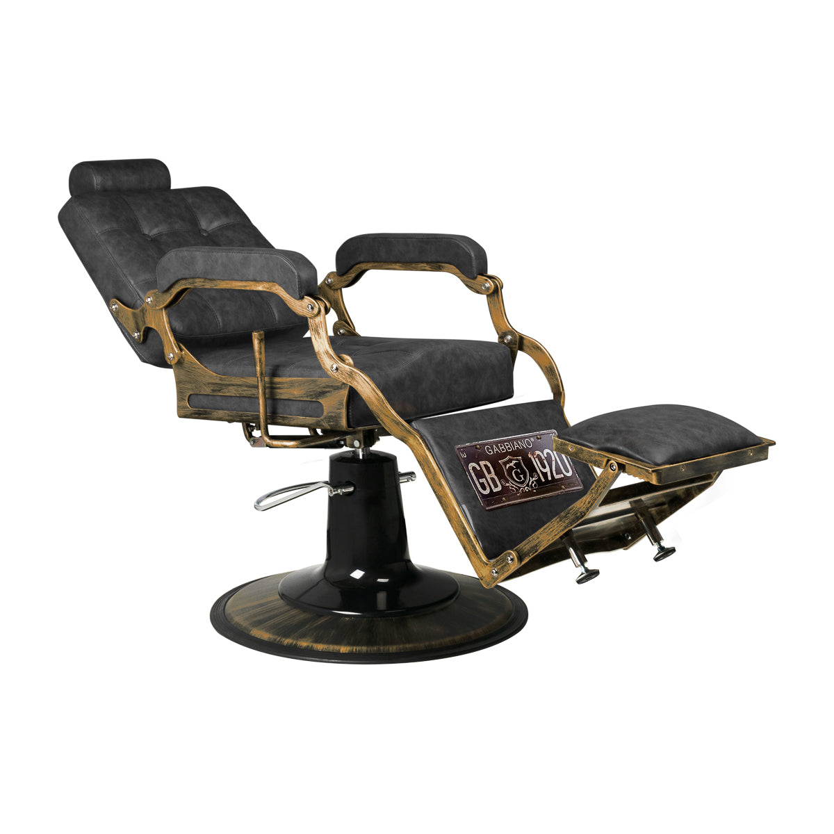 Fauteuil barbier Baron Pro Noir