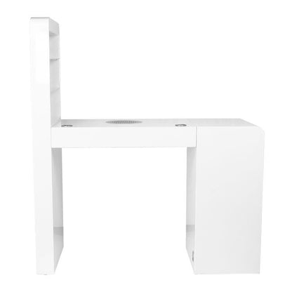 Table de manucure Pro Clean Blanc – Aspirateur Droit