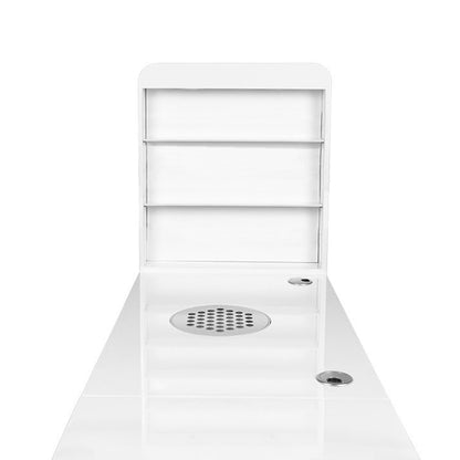 Table de manucure Pro Clean Blanc – Aspirateur Droit