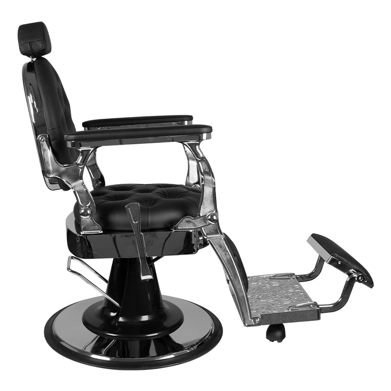 Fauteuil barbier Silver Noir