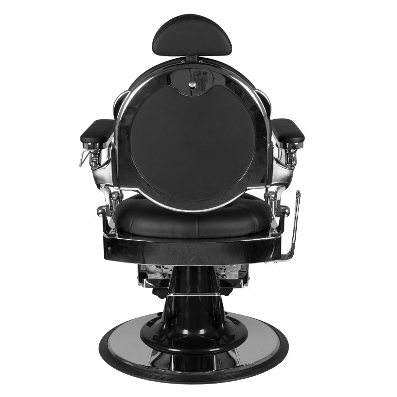 Fauteuil barbier Silver Noir