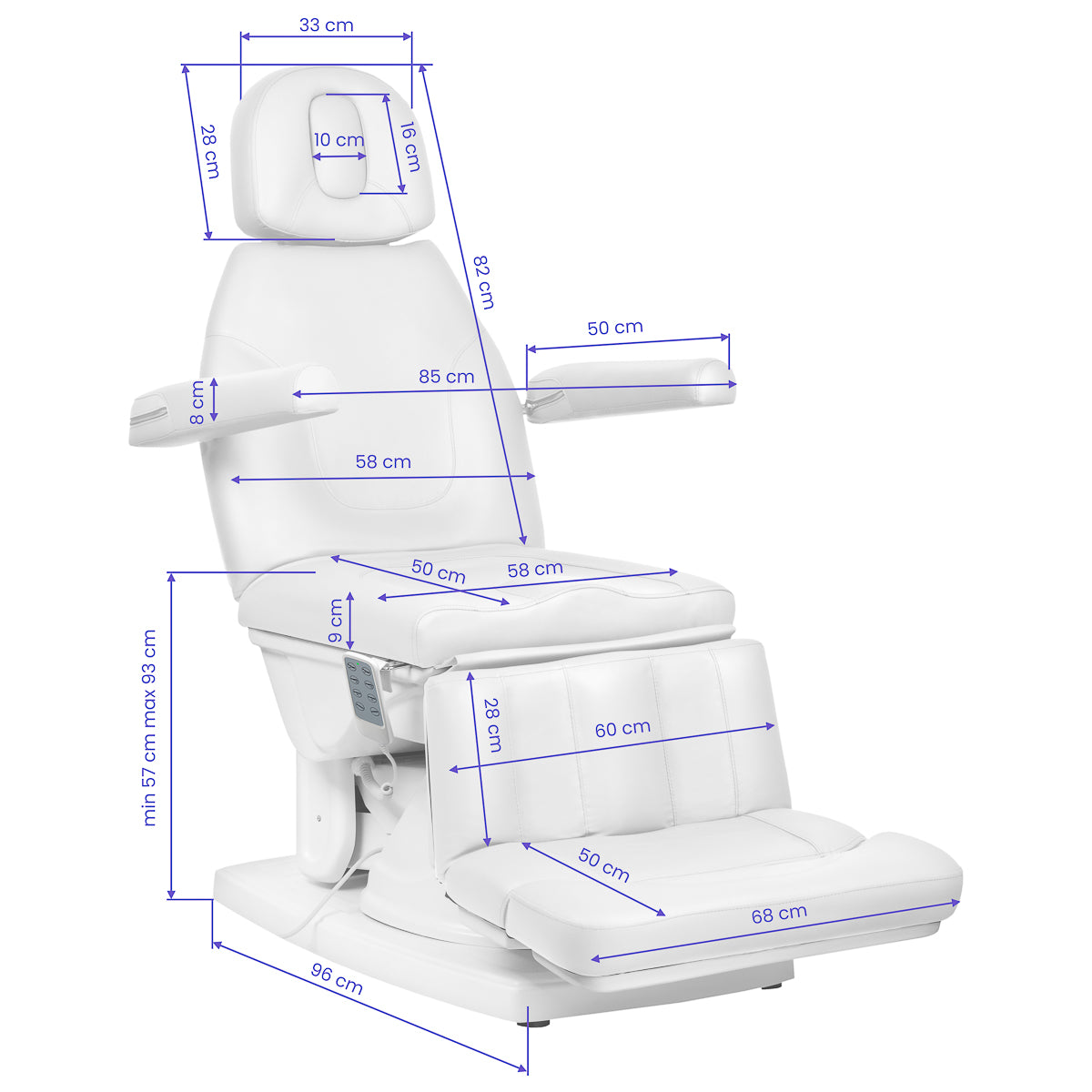 Fauteuil CLEAN 4M Blanc
