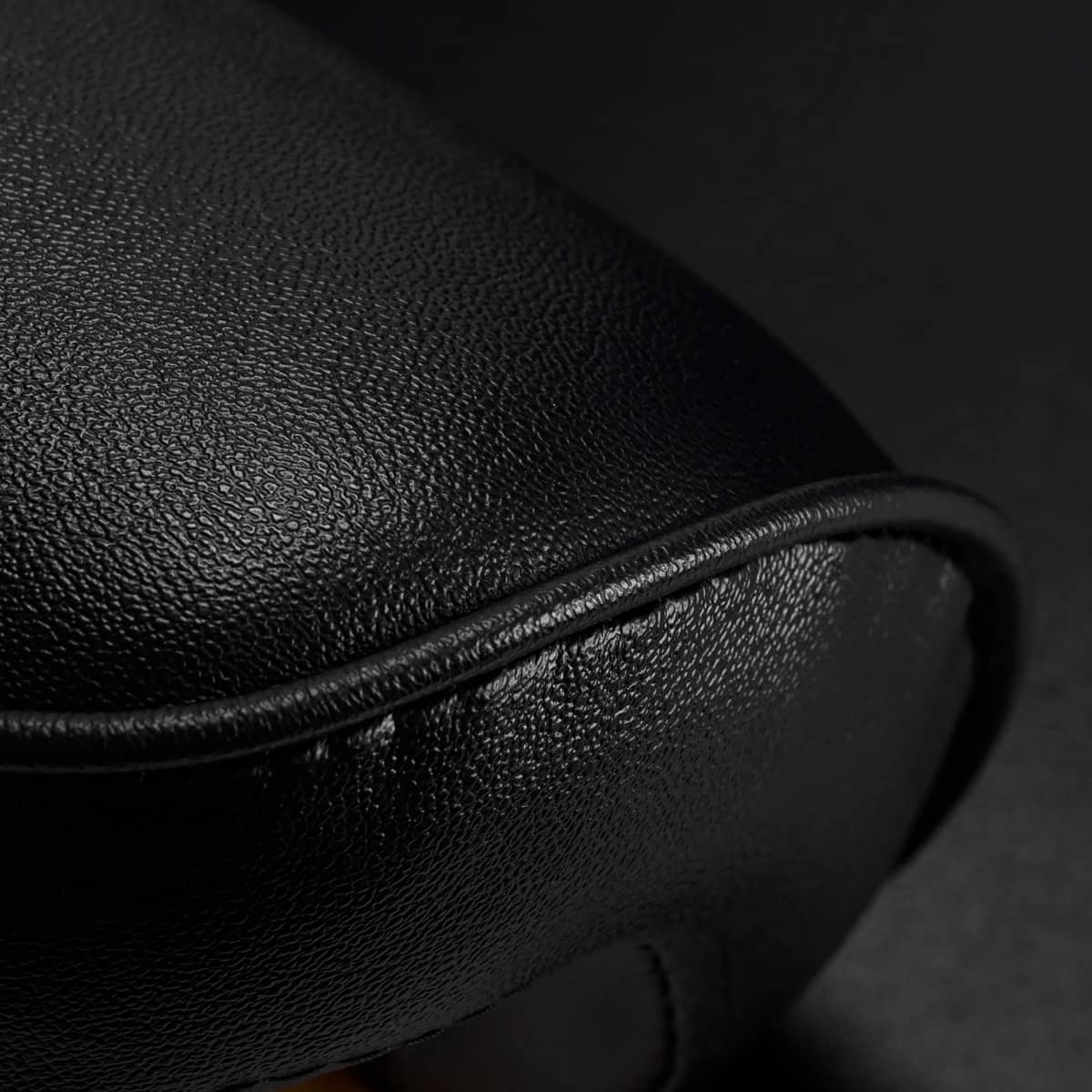 Fauteuil coiffeur Luna Noir (appuie-tête réglable)