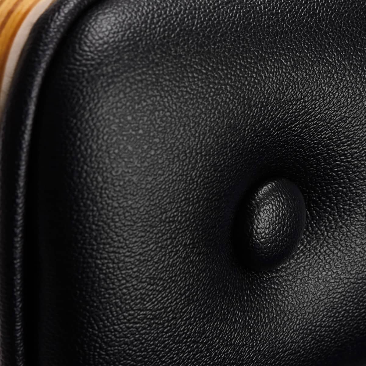 Fauteuil coiffeur Luna Noir (appuie-tête réglable)