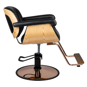 Fauteuil coiffeur Vela Noir