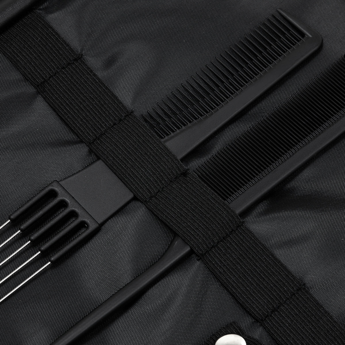 Coffret barbier noir (tissu)