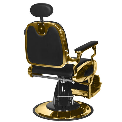 Fauteuil barbier Victor Or & Noir