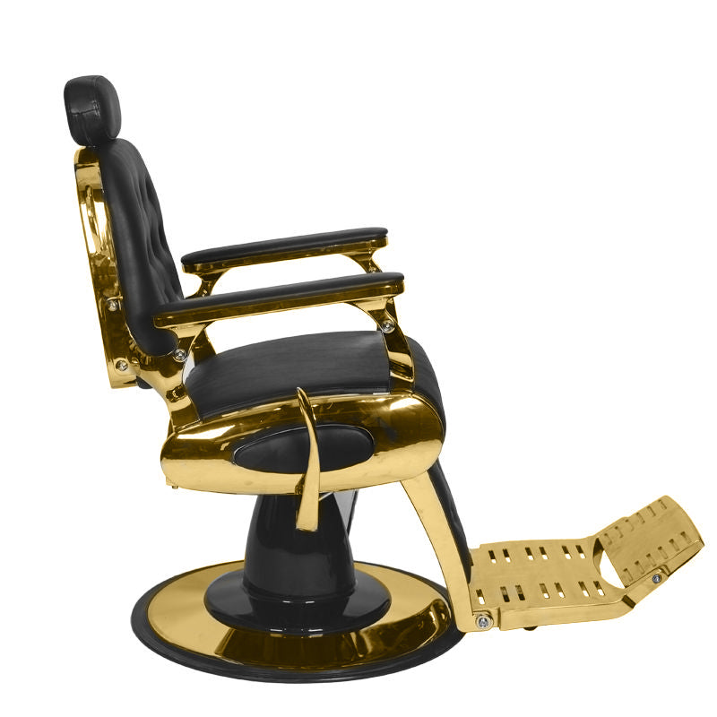 Fauteuil barbier Victor Or & Noir